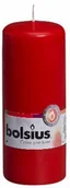 Świece - Bolsius Świeca PIEŃKOWA 150/60 MM CZERWONA - miniaturka - grafika 1