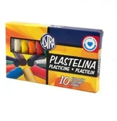 Masy plastyczne - Astra NENUFAR Plastelina 10 kolorów - miniaturka - grafika 1