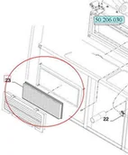 Części i akcesoria do maszyn rolniczych - CNH FILTR KABINY NEW HOLLAND 84058793 - miniaturka - grafika 1