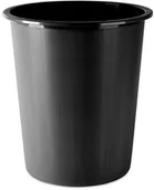 Kosze biurowe - Donau Kosz na śmieci , pełny, 14l, czarny D305-01 - miniaturka - grafika 1