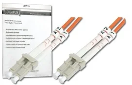 Digitus światłowód krosowy, duplex MM 50/125 OM2 LC-LC, 2m DK-2533-02 / A-DK-253 - Kable światłowodowe - miniaturka - grafika 2