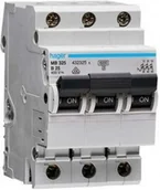 Bezpieczniki elektryczne - Hager Polo Wyłącznik nadmiarowo prądowy 3/10A B 6KA MB310A - miniaturka - grafika 1