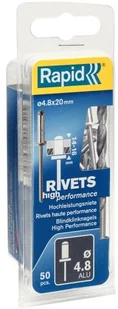 Rapid Nity wzmocnione  śr. 4 8 x 20 mm 50 szt. - Nity - miniaturka - grafika 2