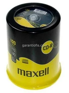 Maxell CD-R 700MB 52x 100 (624841.40) - Nośniki danych - miniaturka - grafika 2