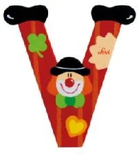 Sevi Trudi 81758  litera Clown V - Wyposażenie pokoiku dziecięcego - miniaturka - grafika 2