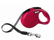 Smycze dla psów - Flexi New Classic Smycz Taśma Xs 3M Czerwona [Fl-3105] - miniaturka - grafika 1