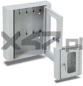 Szafki na klucze - Boxmet Szafka na klucze SRKL-10 okienko z pleksi - miniaturka - grafika 1