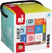 Klocki - Janod cyfry i litery - miniaturka - grafika 1