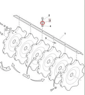 CNH PODKŁADKA POD CEPY 80394630 - 86625256 - Części i akcesoria do maszyn rolniczych CNH PODKŁADKA POD CEPY 80394630 - 86625256 - Części i akcesoria do maszyn rolniczych - miniaturka - grafika 1