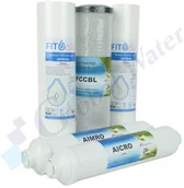 Uzdatniacze wody - Global Water Komplet wkładów z mineralizatorem do RO6, RO7, RedLine - miniaturka - grafika 1