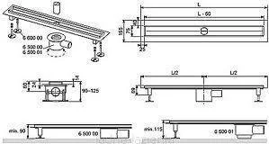 Tece DRAINLINE 70 600700 - Odpływy liniowe - miniaturka - grafika 5