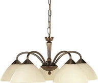 Lampy sufitowe - Rabalux Żyrandol klasyczna OPRAWA wisząca LAMPA art deco REGINA 8175 IP20 Patyna kremowy - miniaturka - grafika 1