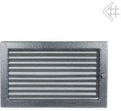 Akcesoria kominkowe - Kratki.pl Kratka kominkowa malowana czarno-srebrna 22x30 z żaluzją 6674-898A9_20 - miniaturka - grafika 1