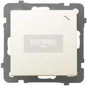 Wyłączniki światła i elektryczne - Ospel AS ECRU WYŁĄCZNIK schodowy ŁP-3G/M/27 - miniaturka - grafika 1