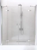 Ścianki i drzwi prysznicowe - New Trendy New Renoma 230x195 szkło czyste D-0101A/D-0102A - miniaturka - grafika 1