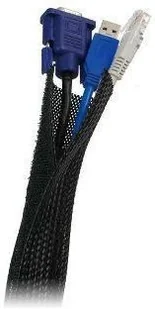 Logilink Elastyczny organizator kabli, czarny - (KAB0006) - Maskownice do kabli - miniaturka - grafika 2