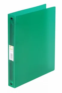 Q-CONNECT segregator ringowy , PP, A4/4R/25mm, transparentny zielony KF02906 - Segregatory - miniaturka - grafika 2