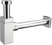 Syfony - McAlpine Syfon umywalkowy but. kwadratowy dekoracyjny 5/4"x32 bez spustu chrom (CA32SQEU-CB) - miniaturka - grafika 1