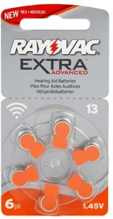 Rayovac 6 x baterie do aparatów słuchowych Extra Advanced 13 MF - Baterie i akcesoria - miniaturka - grafika 2