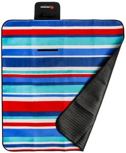 Meteor Koc Piknikowy Plażowy 200x180 cm 77091 Pasy - Koce piknikowe - miniaturka - grafika 2