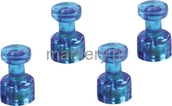 Pinezki - MAGNETOPLAN PINEZKA MAGNETYCZNA MAGNESY MEMO 18 mm 4SZT NIEB 1666114 - miniaturka - grafika 1