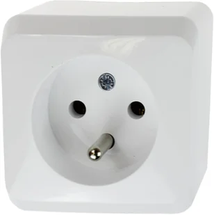 Schneider Electric Gniazdo pojedyncze 2P + Z PRIMA biały - Wyłączniki światła i elektryczne - miniaturka - grafika 2