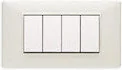 Klawisze i ramki - Vimar Ramka 4M kość słoniowa 14654.02 - miniaturka - grafika 1