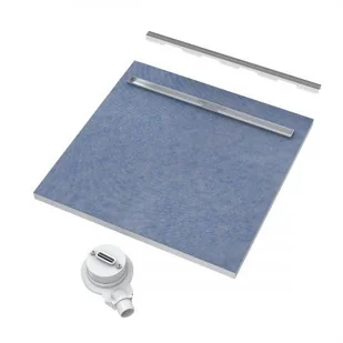 Schedpol posadzkowy z odpływem slim lux steel 80x80 10.101/OLSL - Brodziki prysznicowe Schedpol posadzkowy z odpływem slim lux steel 80x80 10.101/OLSL - Brodziki prysznicowe - miniaturka - grafika 3