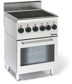 Piece, kotły  i płyty grzejne gastronomiczne - Bartscher 4-palnikowa kuchnia ceramiczna z wielofunkcyjnym piekarnikiem - miniaturka - grafika 1