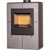 Wkłady kominkowe - HS Flamingo piecyk EVENES 9 kW szary - miniaturka - grafika 1