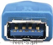Manhattan Super Speed wtyk USB 3.0 Verlängerungskabel (A na tulei A) 2 m Niebieski 322379 - Kable USB - miniaturka - grafika 2