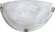 Lampy ścienne - Rabalux Kinkiet nowoczesna LAMPA ścienna ALABASTRO 3002 IP20 chrom Biały - miniaturka - grafika 1