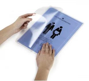 Durable Okładka samolaminująca A4 samoklejąca 10 sztuk 8237-19 - Grzbiety do bindownic - miniaturka - grafika 4