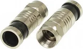 Złącza, przejściówki, adaptery - METACON Wtyk F/4879-MTC KOMPRESYJNY RG-6 HFEK TRISET - miniaturka - grafika 1