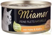 Mokra karma dla kotów - Miamor Feine Filets Naturelle Kurczak z dynią 80g 75012 - miniaturka - grafika 1