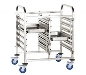 Meble gastronomiczne - Hendi Wózek do transportu pojemników - 2x6 x GN 1/1 810569 - miniaturka - grafika 1