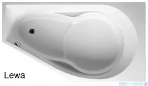 Riho Yukon L 160x90 lewa biała +nogi +syfon BA35/09/AMC55 - Wanny - miniaturka - grafika 3