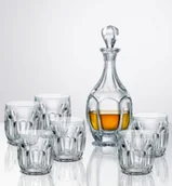 Karafki - Bohemia SAFARI ZESTAW DO WHISKY KARAFKA + 6 SZKLANEK CR283A500 BH 8593410753212 - miniaturka - grafika 1