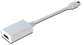 Digitus Adapter mini DP-HDMI Typ A M/M [AK-340404-001-W] - Akcesoria do monitorów - miniaturka - grafika 2