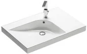 Umywalki - Hatria Grandangolo 75x50 YXF9 - miniaturka - grafika 1