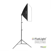 Inne akcesoria studyjne - CineGEN Lampa światła stałego SOFTBOX 50x70cm 85W 230cm SINGLE-57882 - miniaturka - grafika 1