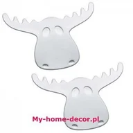 Wystrój wnętrz - Koziol Podstawki pod kubki RUDOLF 2 szt. srebrne 3542014 - miniaturka - grafika 1