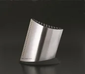 Akcesoria do sztućców - Global Blok na 9 noży - srebrny GKB-52 - miniaturka - grafika 1