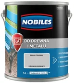 Farby do metalu - Nobiles Emalia Ftalonal popielata 5 l - miniaturka - grafika 1