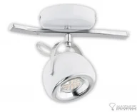 Lampy sufitowe - Lemir Flavio spot 1 pł chrom + biały O2401 P1 BIA 015O2401 P1 BIA - miniaturka - grafika 1