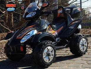 Import SUPER-TOYS QUAD WINNER 4 BIEGI,2 SILNIKI STRONG 2+PILOT CZARNY - Pojazdy elektryczne dla dzieci - miniaturka - grafika 2