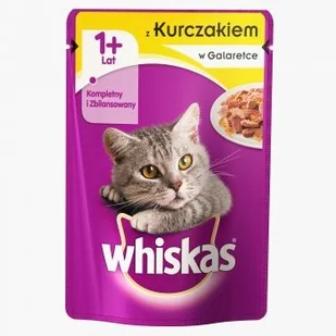 Whiskas Saszetka kurczak w galaretce 100g x24 - Mokra karma dla kotów - miniaturka - grafika 3