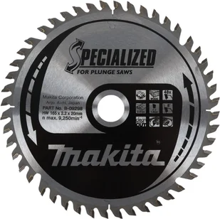 Makita PIŁA TARCZOWA DO SP6000 ALUMINIUM 165x20 56z B-09307 - Tarcze do pił - miniaturka - grafika 3