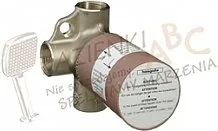 Hansgrohe AxorTrio Universal, Zawór odcinająco-przełączający DN20 (15981180) - Akcesoria do armatury i ceramiki - miniaturka - grafika 2
