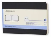 Podobrazia, bloki, papiery - Moleskine Art Plus ARTSKA2 szkicownik w miękkiej czarnej okładce, gramatura 120 g kieszonkowy ARTSKA2 - miniaturka - grafika 1